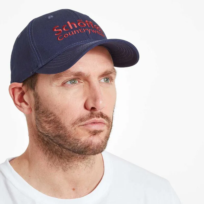 Schoffel Heritage Trucker Cap Navy-1